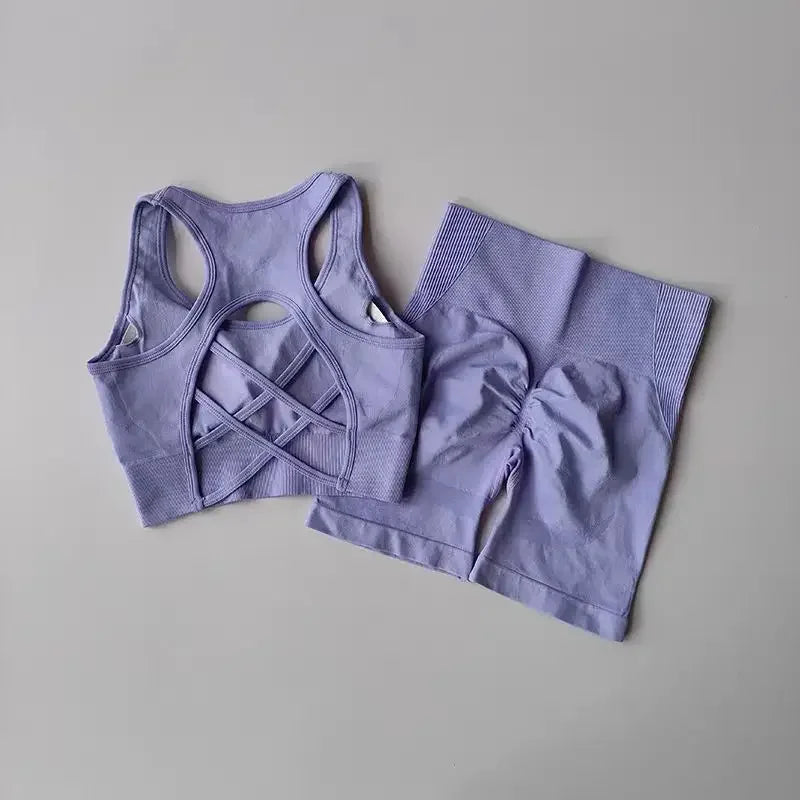 2 PCS Women's Seamless gym Set