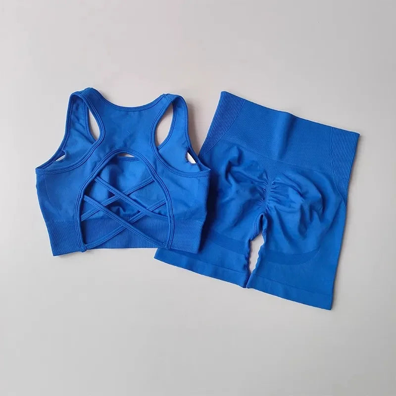 2 PCS Women's Seamless gym Set
