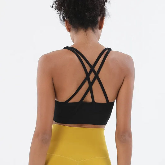 Women Fitness Sports Bras Nylon Top