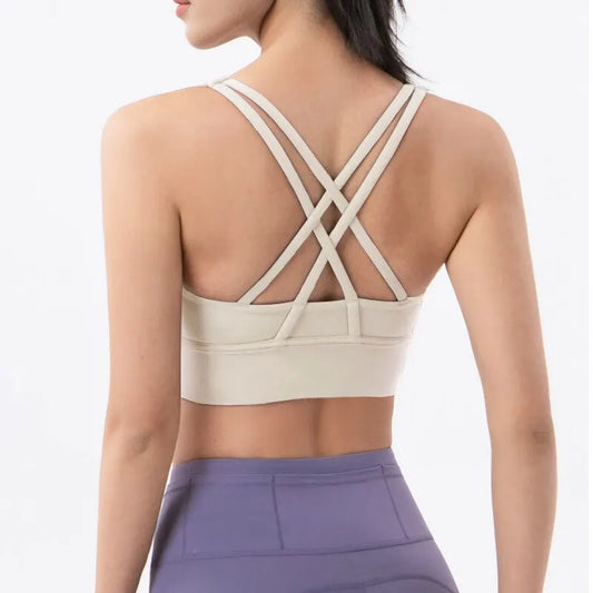 Women Fitness Sports Bras Nylon Top