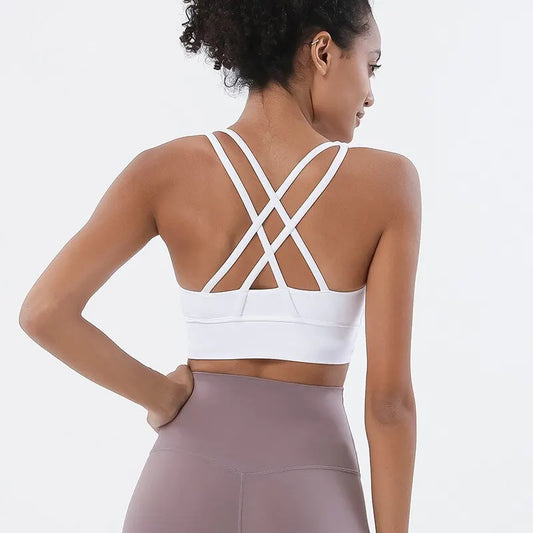 Women Fitness Sports Bras Nylon Top